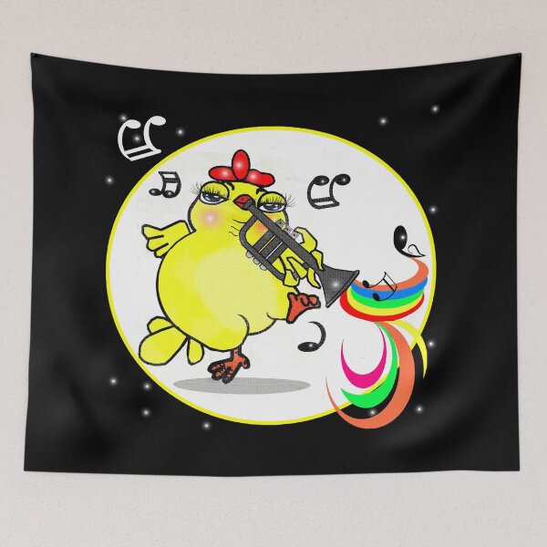Item preview, Happy Chicken - Music time  designed and sold by Shirley cute art .