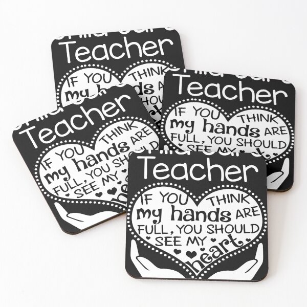 Item preview, Child care teacher - If you think my hands are full, You should see my heart designed and sold by Glenclo1.