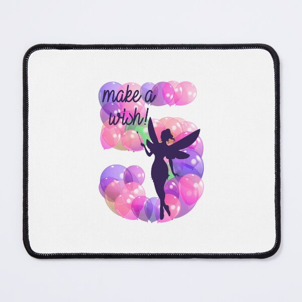Item preview, Birthday Balloons: 5 - Make a Wish! (Pink on Pink) designed and sold by PawsitiveMum.