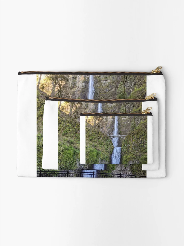 Thumbnail 2 of 4, Zipper Pouch, Multnomah Falls designed and sold by RajasIntuits.