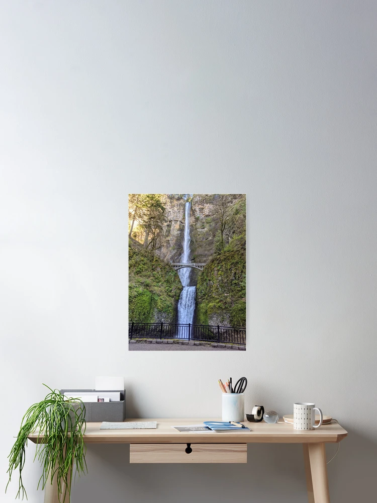 Thumbnail 2 of 3, Poster, Multnomah Falls designed and sold by RajasIntuits.