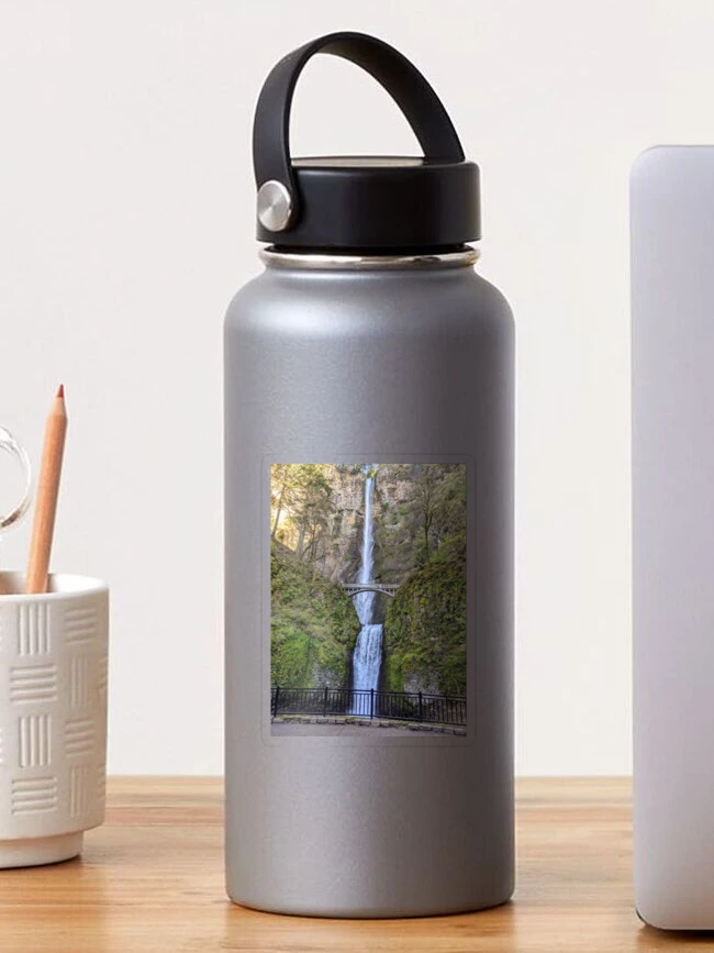 Thumbnail 1 of 3, Sticker, Multnomah Falls designed and sold by RajasIntuits.
