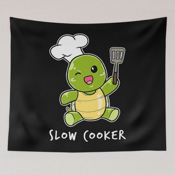 Item preview, Funny Slow Cooker Baby Turtle Cooking Tortoise Kitchen  designed and sold by aloysiusrillera.
