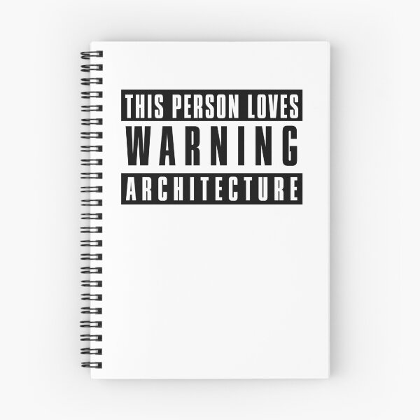 Item preview, WARNING ARCHITECT designed and sold by Geeky-Arch.