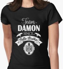 Team Damon Since Hello Brother. Women's Fitted T-Shirt