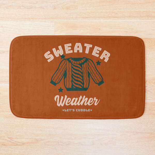 Item preview, Sweater Weather - Let's Cuddle (Burnt Orange) designed and sold by Quirkdom.