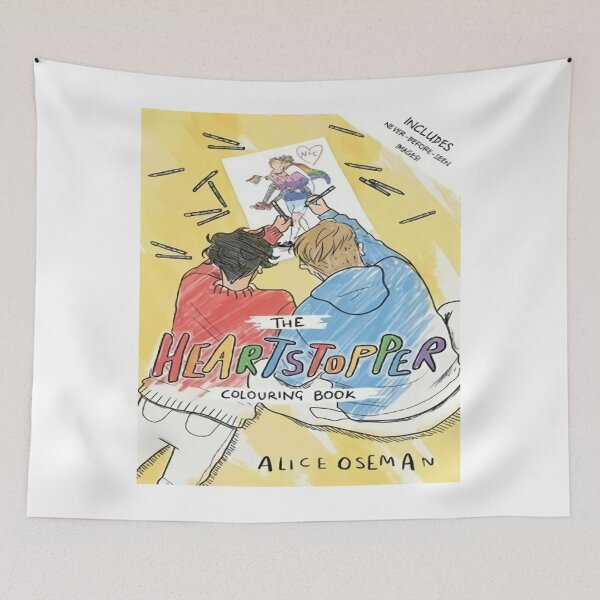 Item preview, The Heartstopper Colouring Book by Alice Oseman designed and sold by faesholykexo670.