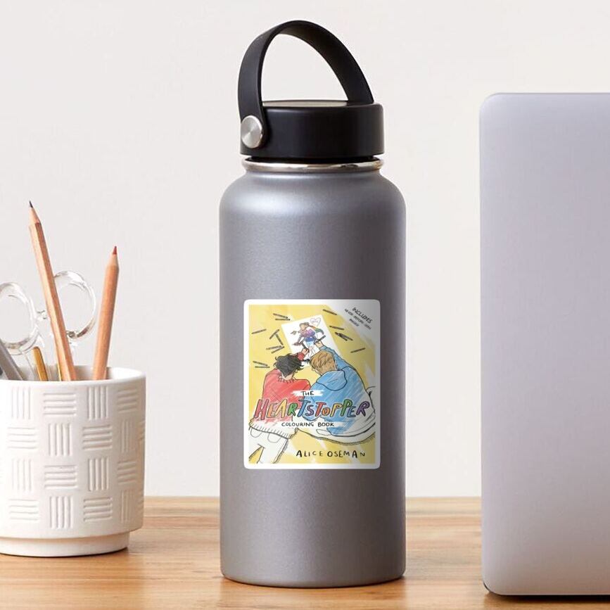 Sticker « Le livre de coloriage Heartstopper par Alice Oseman », par