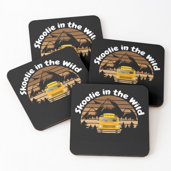 Item preview, Skoolie in the Wild - Skoolie School Bus Conversion Boondocking. For dark colors. designed and sold by thewildskoolie.