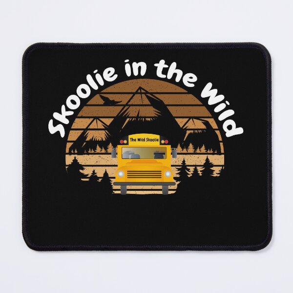 Item preview, Skoolie in the Wild - Skoolie School Bus Conversion Boondocking. For dark colors. designed and sold by thewildskoolie.