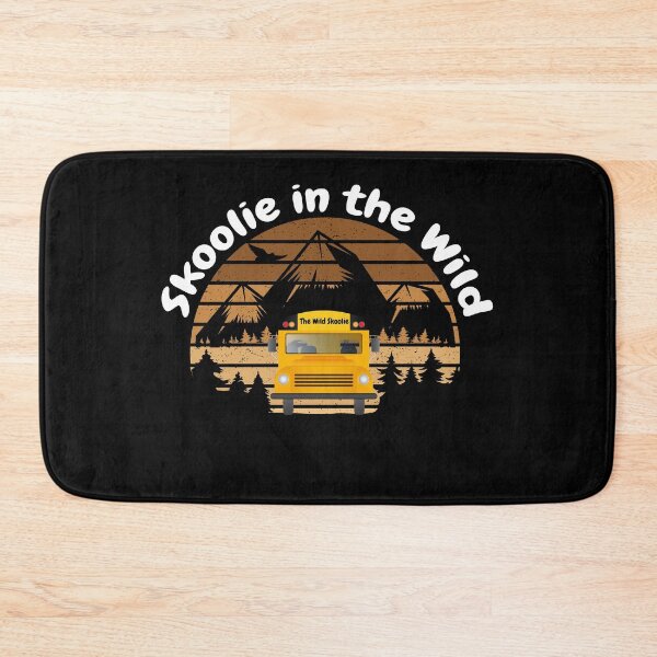 Item preview, Skoolie in the Wild - Skoolie School Bus Conversion Boondocking. For dark colors. designed and sold by thewildskoolie.