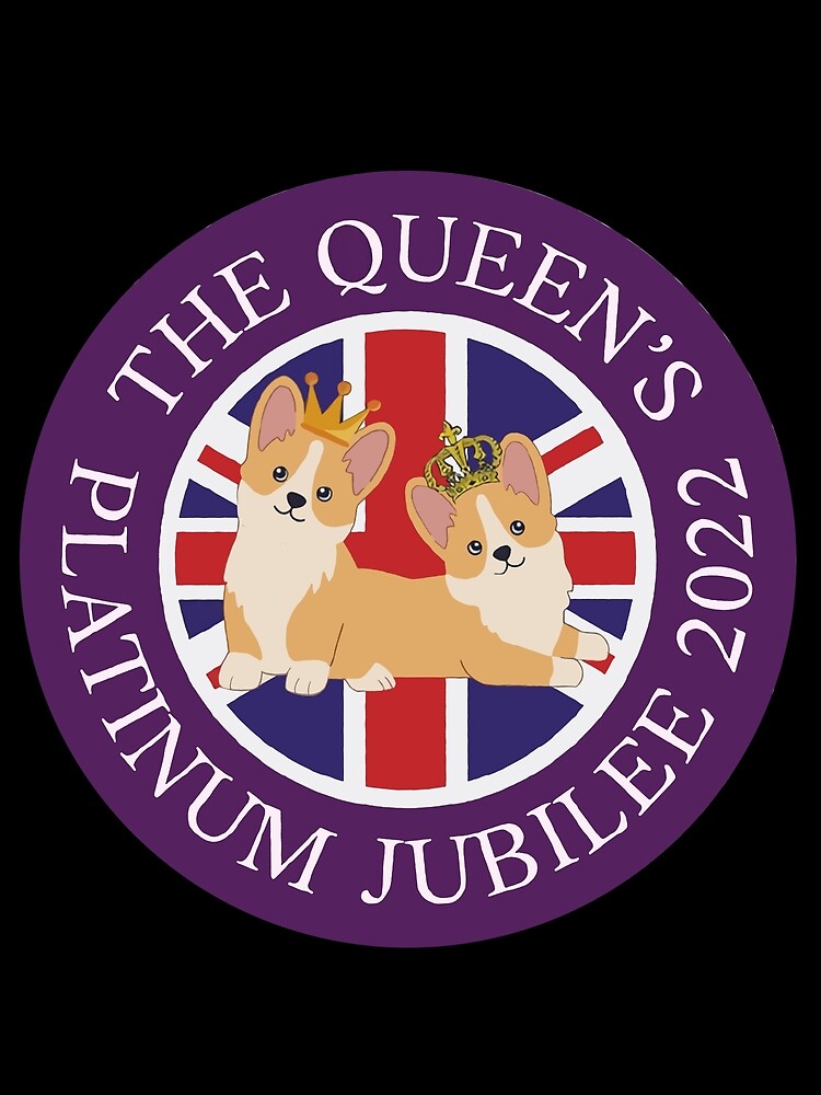 "Queens Platinum Jubilee dog" Poster by CynthyMoon Redbubble