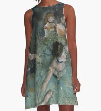 Schwankender Tänzer - Edgar Degas A-Linien Kleid