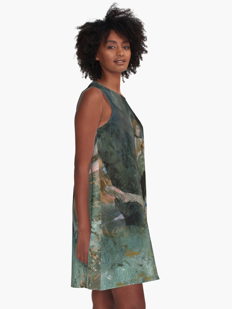 Alternate view of Swaying Dancer - Edgar Degas A-Line Dress