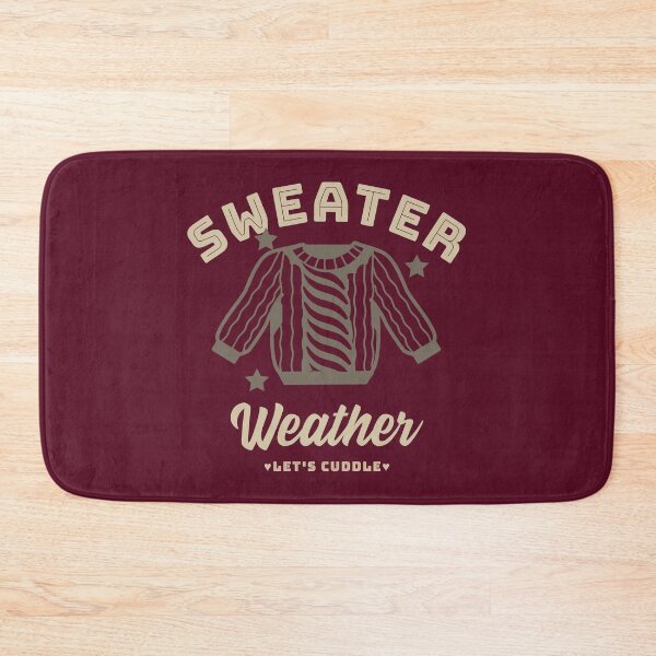 Item preview, Sweater Weather - Let's Cuddle (Dark Red) designed and sold by Quirkdom.