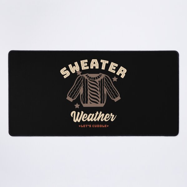 Item preview, Sweater Weather - Let's Cuddle (Black) designed and sold by Quirkdom.