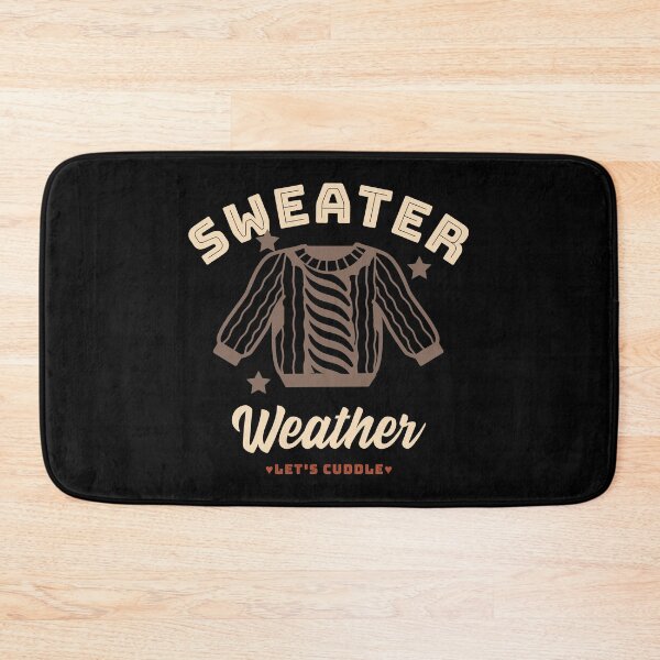 Item preview, Sweater Weather - Let's Cuddle (Black) designed and sold by Quirkdom.