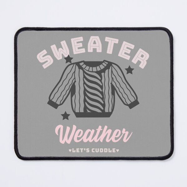 Item preview, Sweater Weather - Let's Cuddle (Grey) designed and sold by Quirkdom.