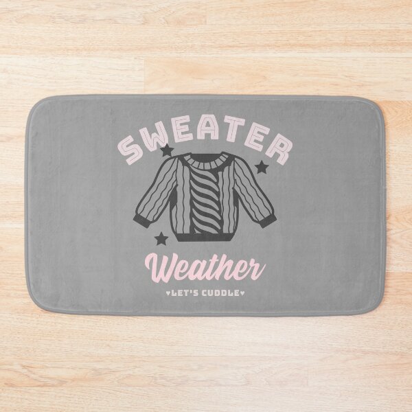 Item preview, Sweater Weather - Let's Cuddle (Grey) designed and sold by Quirkdom.