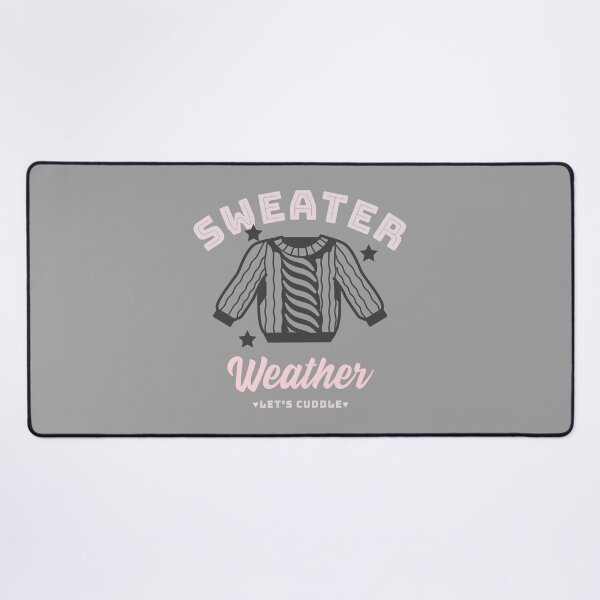 Item preview, Sweater Weather - Let's Cuddle (Grey) designed and sold by Quirkdom.