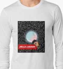 Hella Savage Milky Galaxy Long Sleeve T-Shirt