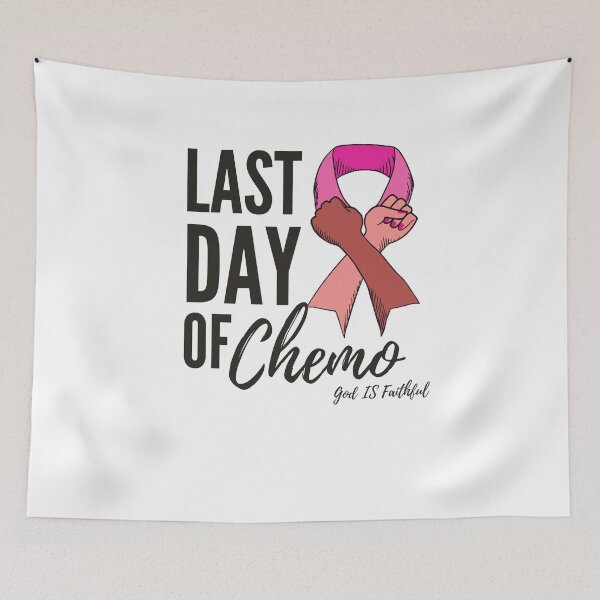 Item preview, Last day of chemo,God is faithful  cancer awareness day quote bible  pink ribbon  designed and sold by ourpretty.