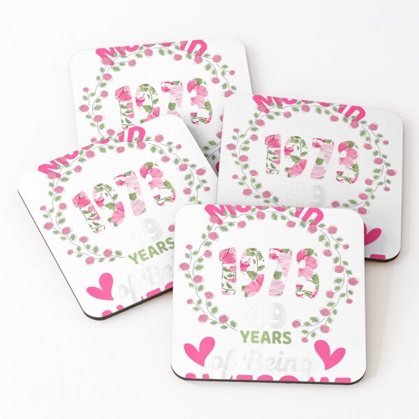Item preview, 49 Years Old 49th Birthday Born in 1973 Women Girls Floral . designed and sold by raingelzmont.