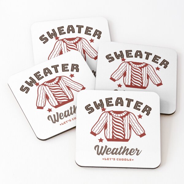 Item preview, Sweater Weather - Let's Cuddle (White) designed and sold by Quirkdom.