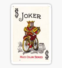 Joker Playing Card- Bicycle Sticker