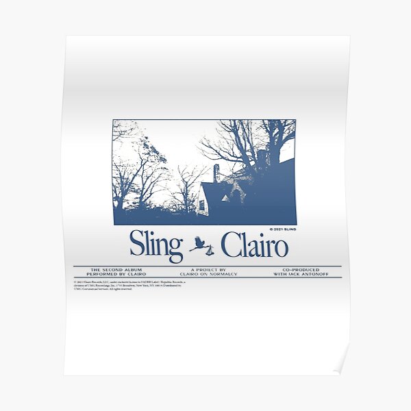 Clairo Sling Merch Poster