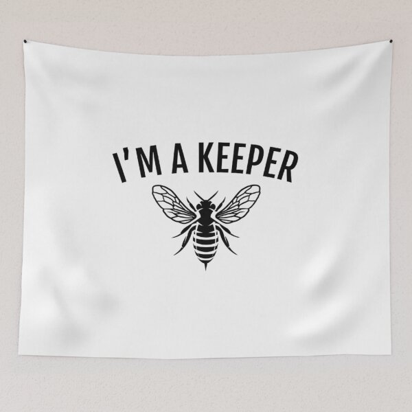 Item preview, Funny Beekeeping Design - I'm a Keeper  designed and sold by EstelleStar.