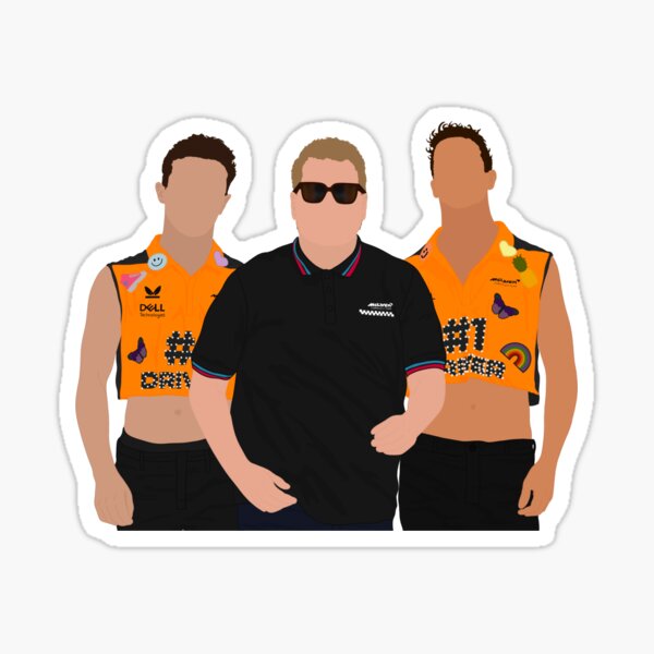 McLaren at the Miami GP Sticker