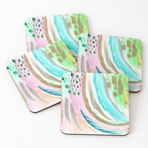Item preview, Soft Pastel Abstract Painting in Watercolor designed and sold by MyArt23.
