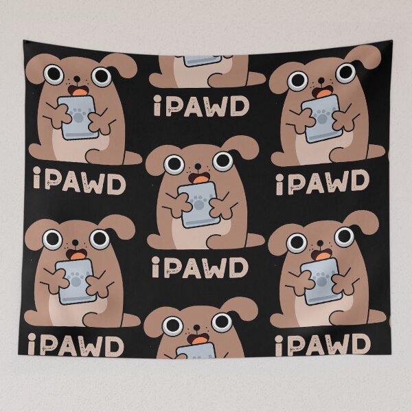 Item preview, iPawdCuteDoggieTabletPun designed and sold by CameronMa96915.