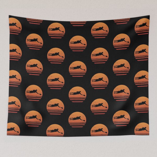 Item preview, Retro Ultimate Frisbee Player Sunset designed and sold by EstelleStar.