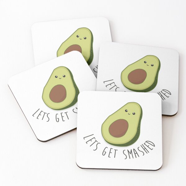 Item preview, Lets Get Smashed  Avocado  Fitted Scoop 81 designed and sold by nancykempf38.