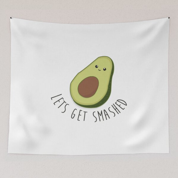 Item preview, Lets Get Smashed  Avocado  Fitted Scoop 81 designed and sold by nancykempf38.