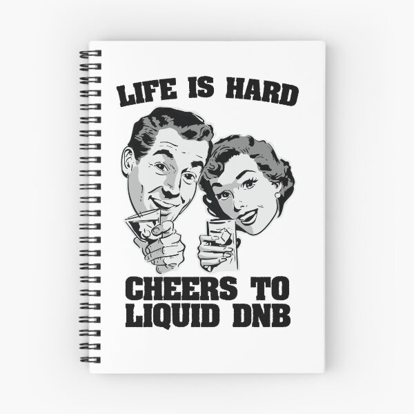 Item preview, Life is Hard Cheers To Liquid D&B ( 175 Bpm Club ) designed and sold by WULFLAND ARTS.