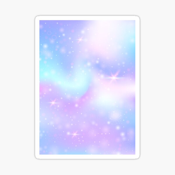 Item preview, Rainbow background with kawaii princess gradient magic unicorn designed and sold by Dynamic-Design.