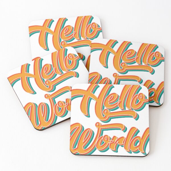 Item preview, Hello World Sticker designed and sold by AnnKiraz.