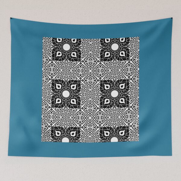 Item preview, Sayagata 4 Warped Tiled Plus Thai Ornament 1 Sleeveless Top designed and sold by PrintPrintt.