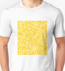 Spiral Swirls Golden Glow Unisex T-Shirt