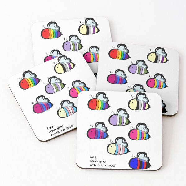 Item preview, LGBT Pride Bee Swarm  605 designed and sold by nancykempf38.