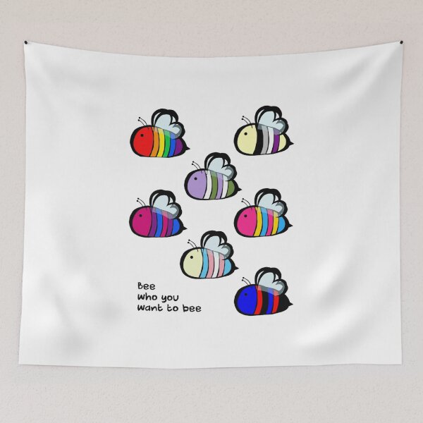 Item preview, LGBT Pride Bee Swarm  605 designed and sold by nancykempf38.