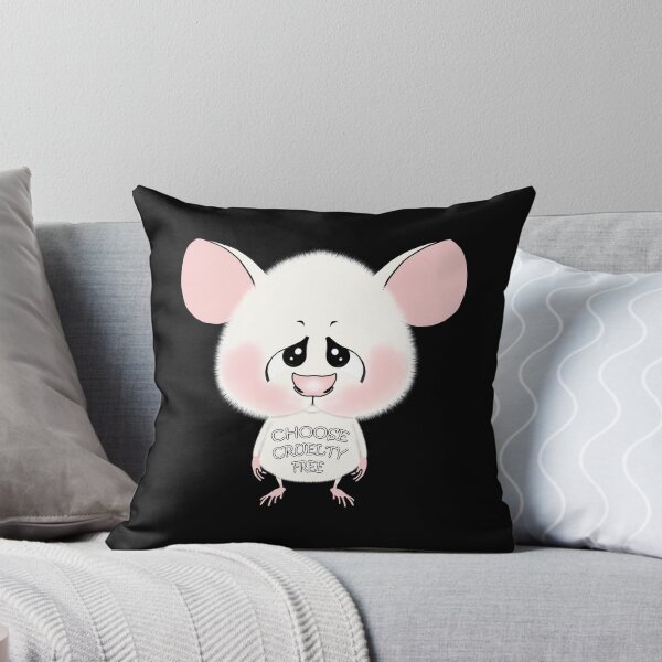 Item preview, CHOOSE CRUELTY FREE MOUSE designed and sold by wiboandbear.