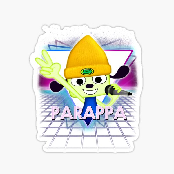 Vista previa del artículo con la obra «Dificultades Travieso Disparos Seductor Parappa El rapero Retro 80S Paisaje de neón Regalo gráfico», diseñado y vendido por ChesneySingharp.