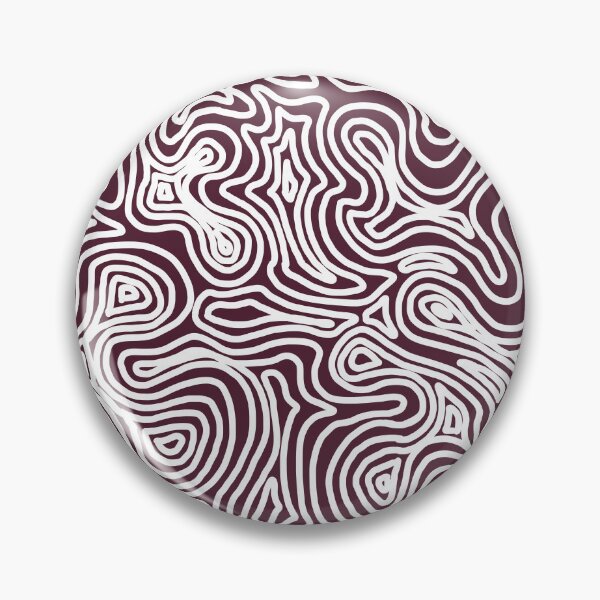 Item preview, White and dark cherry line illustration pattern. Flowing. designed and sold by MagnetitaBySil.