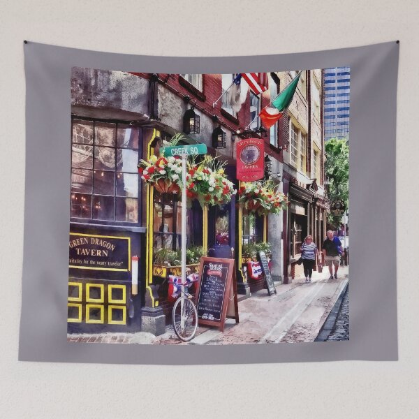 Item preview, Boston MA - Restaurants on Creek Square designed and sold by Susan Savad.
