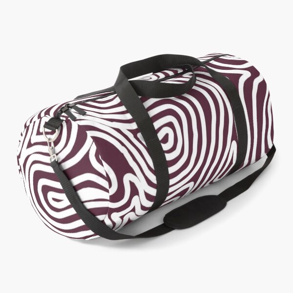 Item preview, White and dark cherry line illustration pattern. Flowing. designed and sold by MagnetitaBySil.