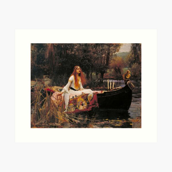Item preview, The Lady of Shallot - John William Waterhouse  designed and sold by maryedenoa.